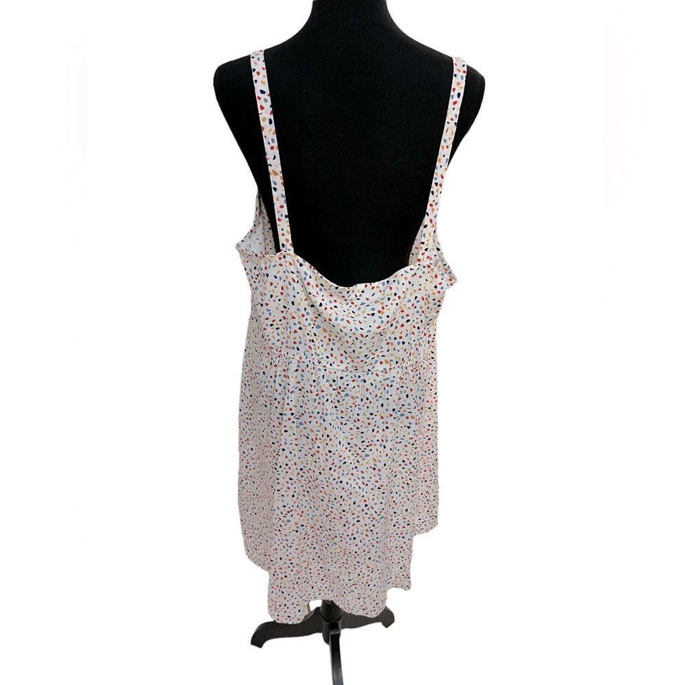 Banana Republic Terrazzo Dotted Button Down Babydoll Dress Size XL - Picture 4 of 9